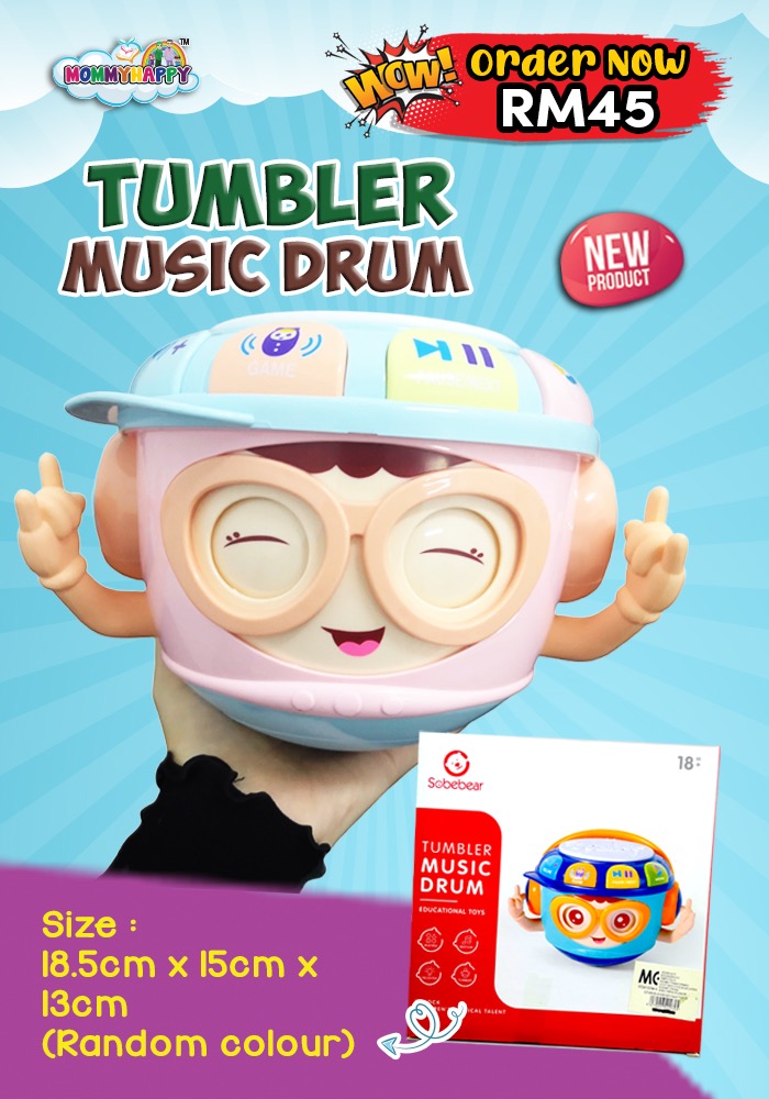 TUMBLER MUSIC DRUM (RANDOM COLOUR)