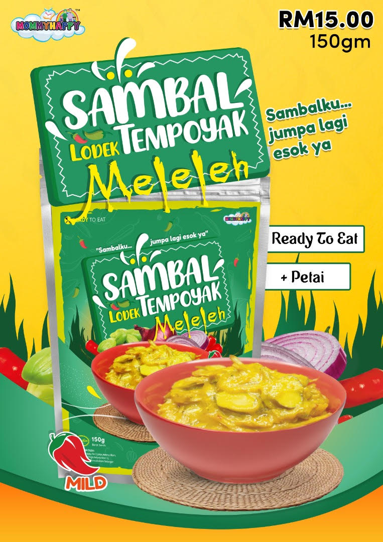 [ MILD ] SAMBAL LODEK TEMPOYAK MELELEH