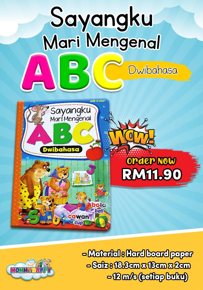 SAYANGKU MARI MENGENAL ABC (DWIBAHASA)
