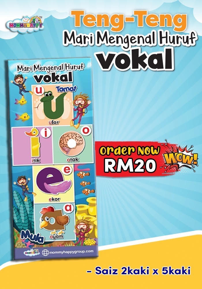 TENG-TENG MARI MENGENAL HURUF VOKAL