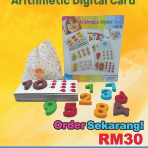Wooden Toys Arithmetic Digital Card