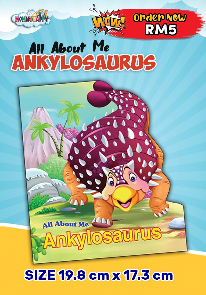 ENGLISH STORY BOOK ALL ABOUT ME ANKYLOSAURUS